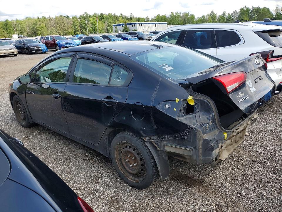 2018 Kia Forte VIN 3KPFK4A73JE221267 COPART salvage auction — REAR END, On - Permit Salvage, sold $625 on 2026-07-09 (photo 2)