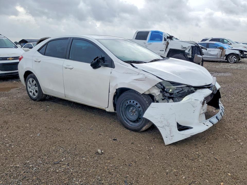2017 Toyota Corolla VIN 5YFBURHE3HP672606 COPART salvage auction — FRONT END, Tx - Salvage Vehicle Title, sold $2,100 on 2026-07-09 (photo 4)