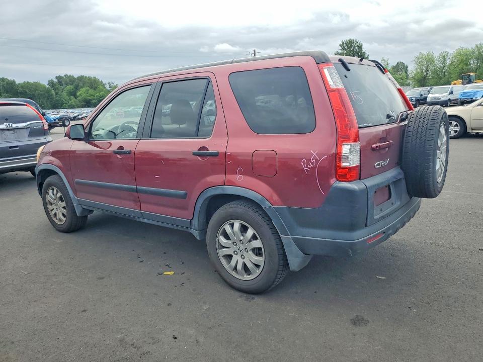 2006 Honda Cr-v VIN JHLRD788X6C063583 COPART salvage auction — REAR END, Or - Salvage Title Certificate, sold $1,300 on 2026-07-07 (photo 2)