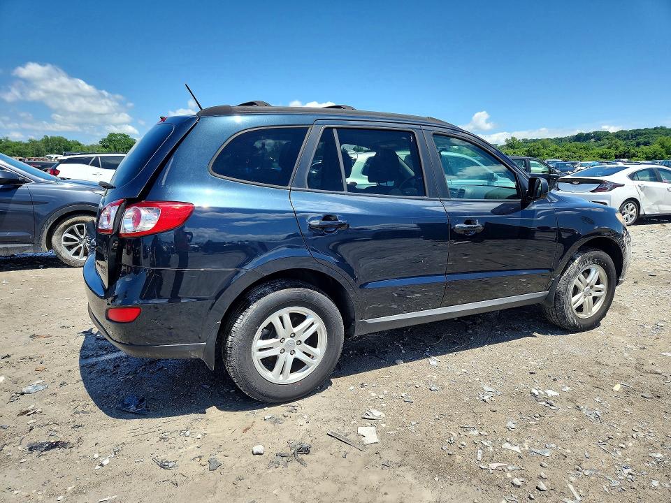 2011 Hyundai Santa fe VIN 5XYZGDAB6BG003878 COPART salvage auction — REAR END, Il - Salvage Certificate, sold $1,150 on 2026-07-20 (photo 3)