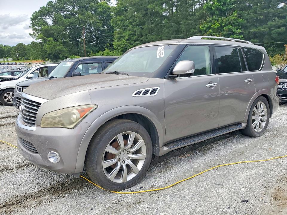 2011 Infiniti Qx56 VIN JN8AZ2NF3B9502717 COPART salvage auction — MECHANICAL, Ga - Certificate Of Title, sold $1,100 on 2026-07-27 (photo 1)