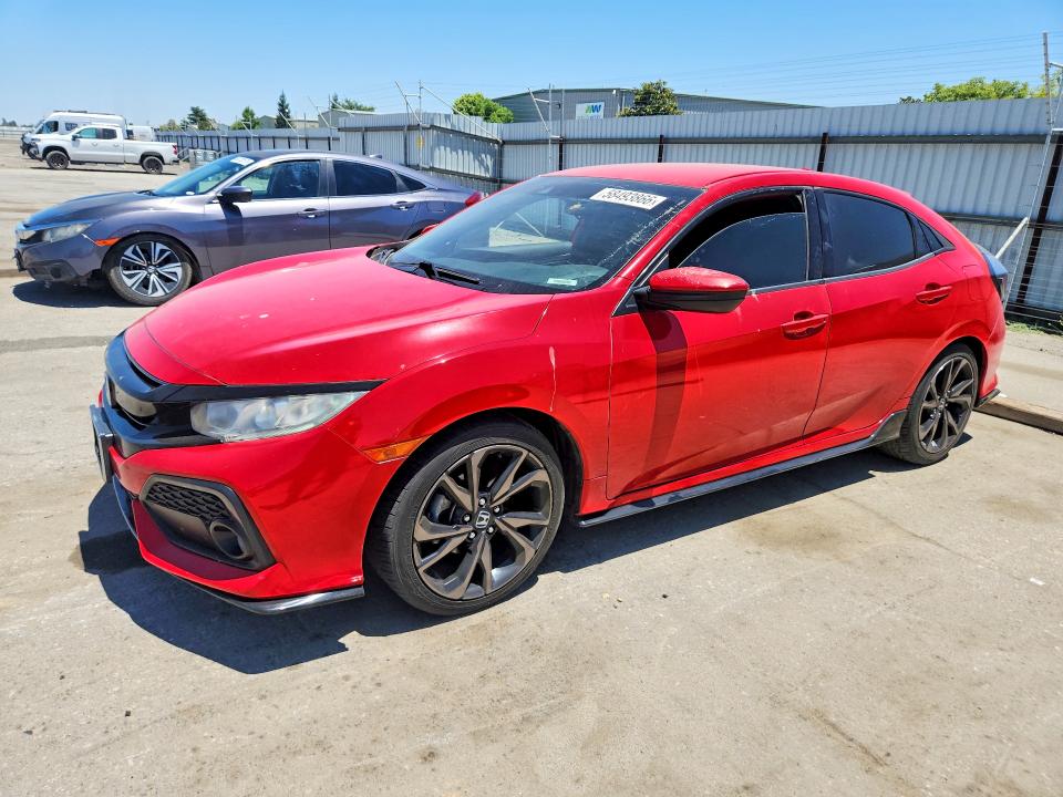 2019 Honda VIN SHHFK7H4XKU407654 COPART salvage auction — REAR END, Ca - Salvage Certificate, sold $7,700 on 2026-07-31 (photo 1)