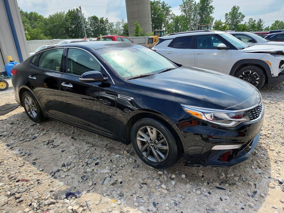 2019 Kia Optima VIN 5XXGT4L36KG307368 COPART salvage auction — FRONT END, MI - CERTIFICATE OF TITLE, sold $2,350 on 2026-07-09 (photo 4)