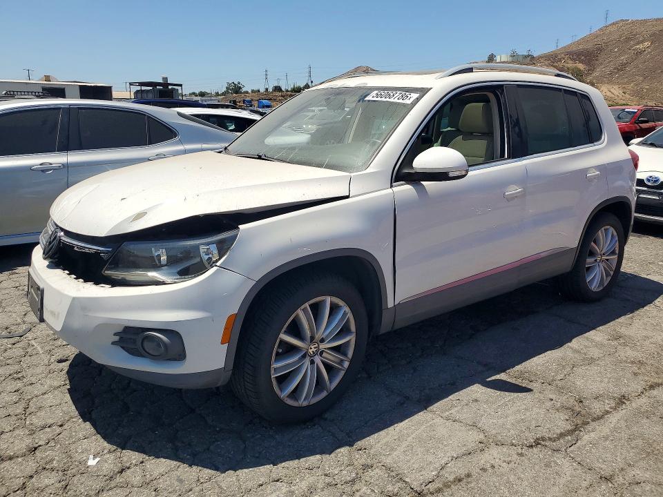 2012 Volkswagen Tiguan VIN WVGAV7AX8CW530532 COPART salvage auction — FRONT END, Ca - Dis/Dlr/Exp Only Clean Title, sold $2,000 on 2026-07-02 (photo 1)