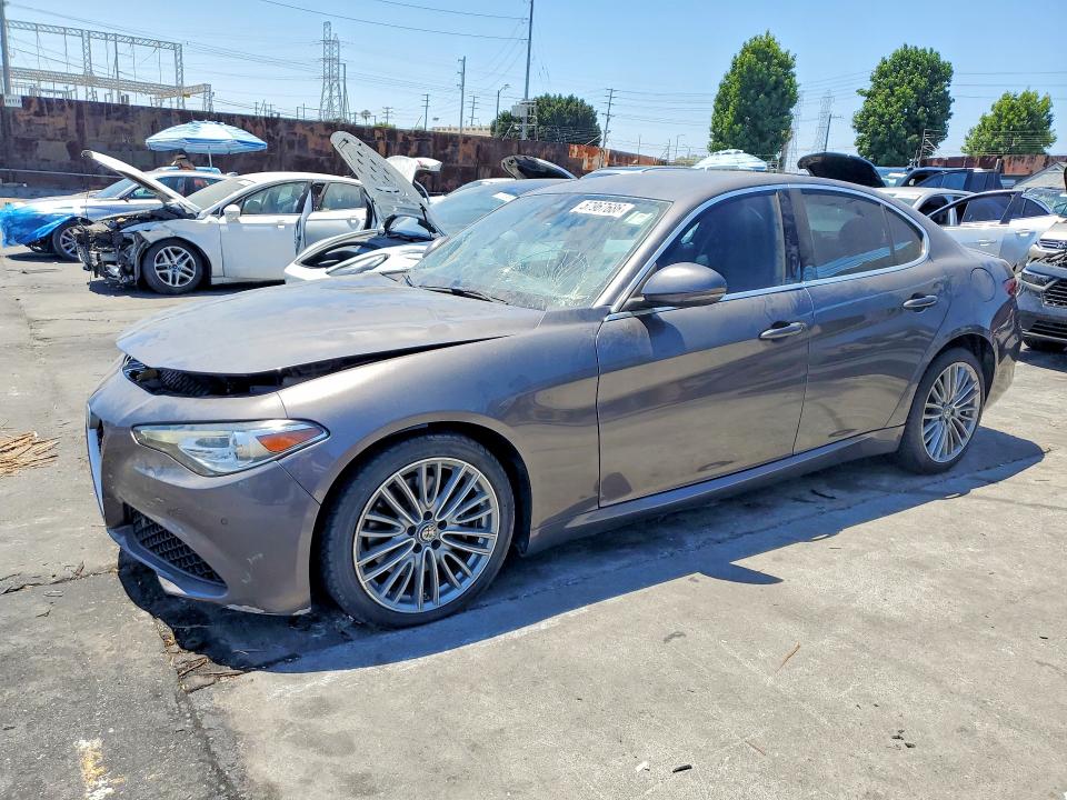 2017 Alfa romeo VIN ZARFAEEN6H7528692 COPART salvage auction — FRONT END, Ca - Salvage Certificate, sold $250 on 2026-07-24 (photo 1)