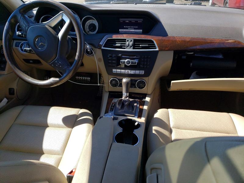 2013 Mercedes-benz C-klasse VIN WDDGF8AB2DG136581 COPART salvage auction — ROOF, Ct - Cert Of Title-Salvage, sold $2,900 on 2026-07-31 (photo 8)