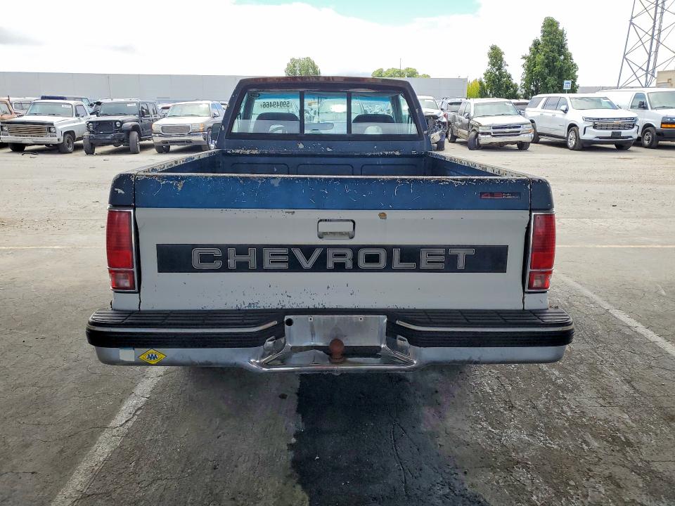 1992 Chevrolet S truck VIN 1GCCS14Z4N8159862 COPART salvage auction — MINOR DENT/SCRATCHES, Ca - Dlr/Dis/Exp Only Salvage Title, sold $625 on 2026-07-02 (photo 6)