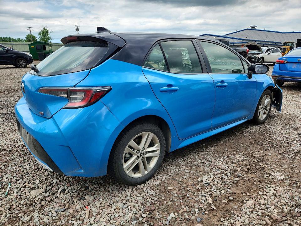 2021 Toyota VIN JTND4MBE6M3135733 COPART salvage auction — FRONT END, Ny - Mv-907A Salvage Certificate, sold $2,950 on 2026-07-13 (photo 3)