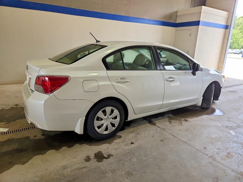 2012 Subaru Impreza VIN JF1GJAA63CG003173 COPART salvage auction — FRONT END, Va - Cert Of Title - Salvage, sold $350 on 2026-07-10 (photo 3)
