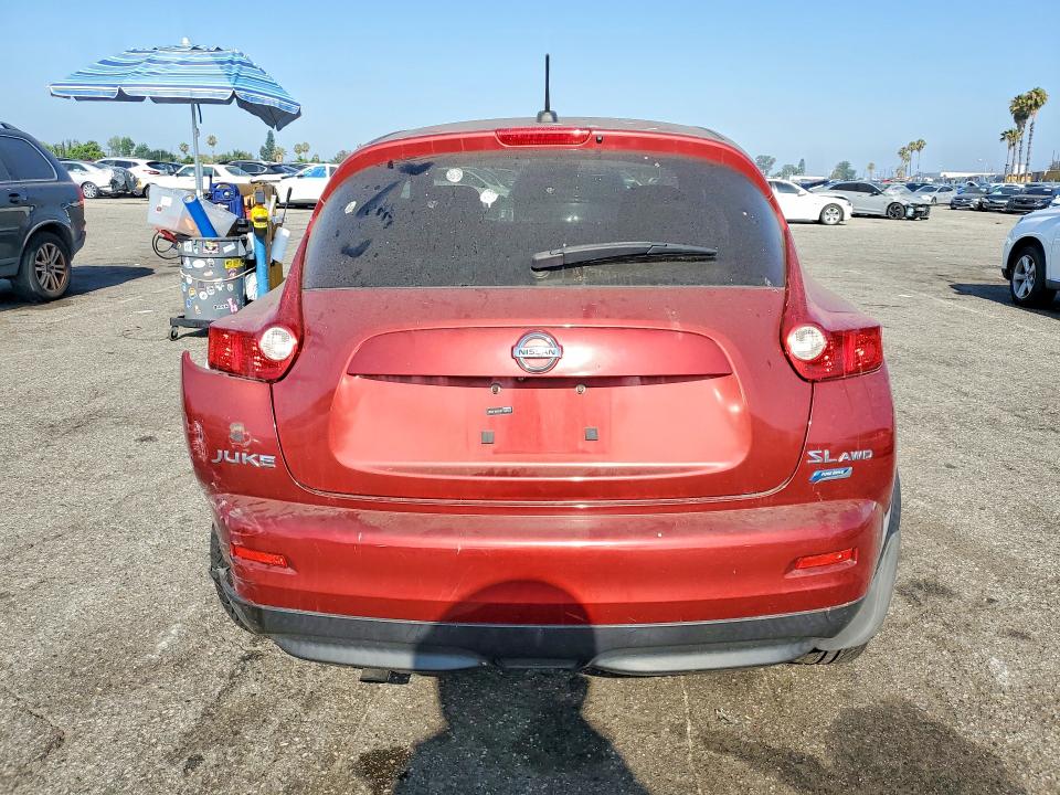2012 Nissan VIN JN8AF5MVXCT120823 COPART salvage auction — REAR END, Ca - Salvage Certificate, sold $1,350 on 2026-07-28 (photo 6)