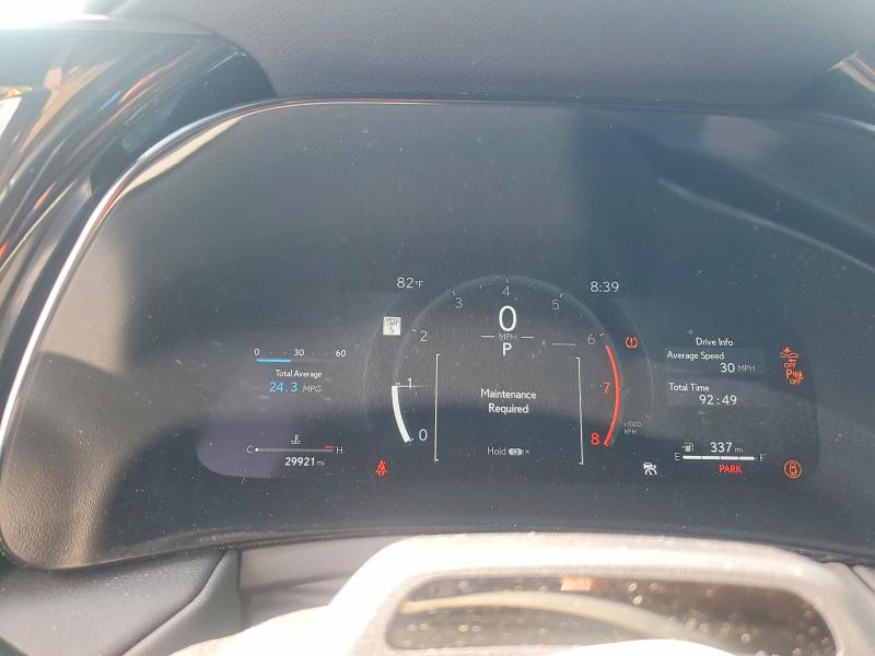 2024 Lexus Tx VIN 5TDAAAA64RS000880 COPART salvage auction — FRONT END, Ar - Cert Of Title-Salvage, sold $6,200 on 2026-07-27 (photo 9)