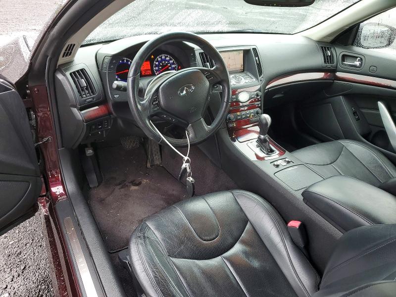 2009 Infiniti G37 VIN JNKCV66E79M724440 COPART salvage auction — FRONT END, CT - CERT OF TITLE-SALVAGE, sold $2,450 on 2026-07-19 (photo 8)