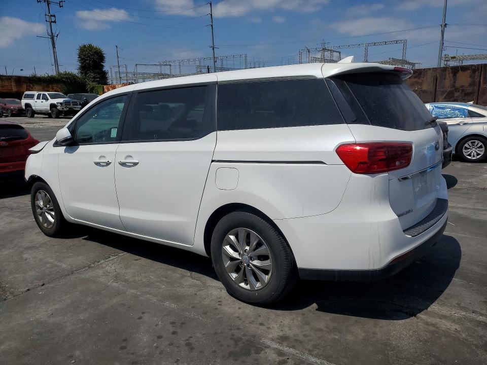 2020 Kia SEDONA VIN KNDMB5C18L6634803 COPART salvage auction — FRONT END, Ca - Salvage Certificate (P), sold $3,300 on 2026-07-08 (photo 2)