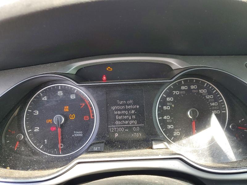 2015 Audi A4 VIN WAUAFAFL0FN034295 COPART salvage auction — FRONT END, Tx - Dis/Dlr/Exp Only Clean Title, sold $450 on 2026-07-22 (photo 9)