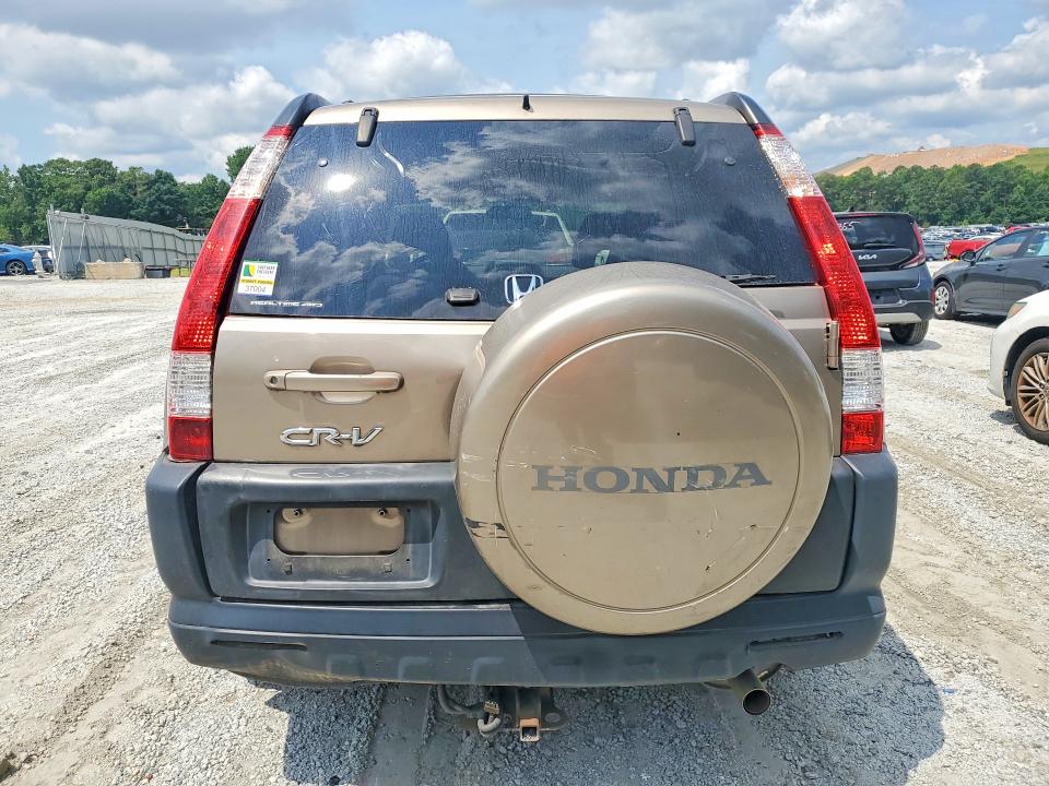 2006 Honda Cr-v VIN SHSRD78846U409412 COPART salvage auction — MINOR DENT/SCRATCHES, Ga - Cert Of Title-Salvage, sold $300 on 2026-07-27 (photo 6)