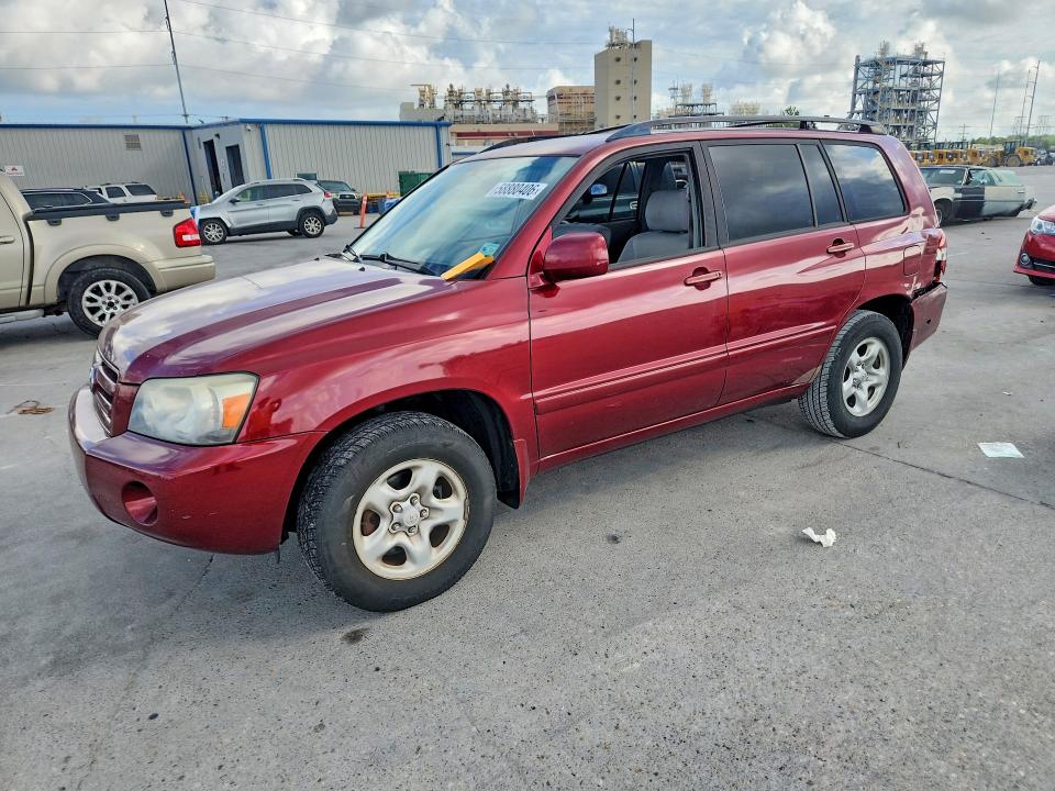 2006 Toyota Highlander VIN JTEGP21A360103964 COPART salvage auction — REAR END, LA - CERT OF TITLE-SALVAGE, sold $900 on 2026-07-22 (photo 1)