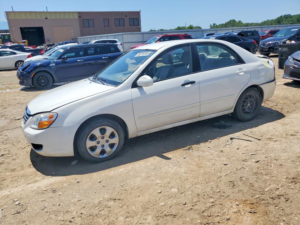 2009 Kia Spectra VIN KNAFE221395630931 — COPART salvage auction photo