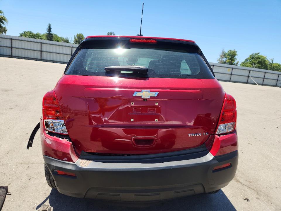 2015 Chevrolet Trax VIN KL7CJKSB3FB251805 COPART salvage auction — FRONT END, Ca - Salvage Certificate, sold $1,300 on 2026-07-06 (photo 6)