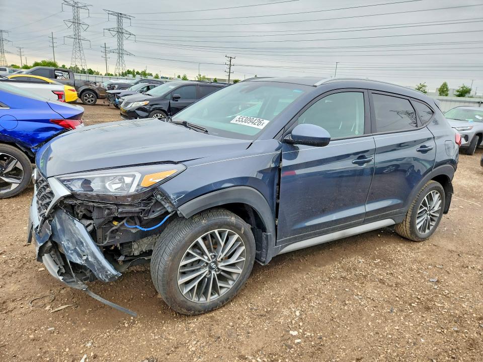 2020 Hyundai Tucson VIN KM8J33AL2LU216849 COPART salvage auction — REAR END, Il - Salvage Certificate, sold $3,200 on 2026-07-02 (photo 1)
