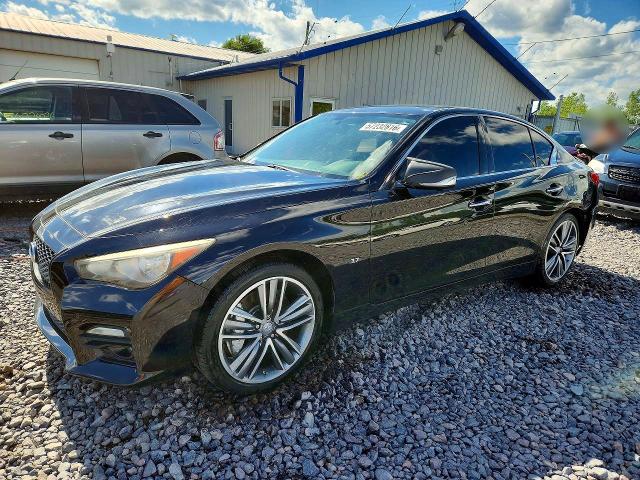 2014 Infiniti VIN JN1BV7AR9EM684906 COPART salvage auction — REAR END, Il - Salvage Certificate, sold $3,700 on 2026-07-20 (photo 1)