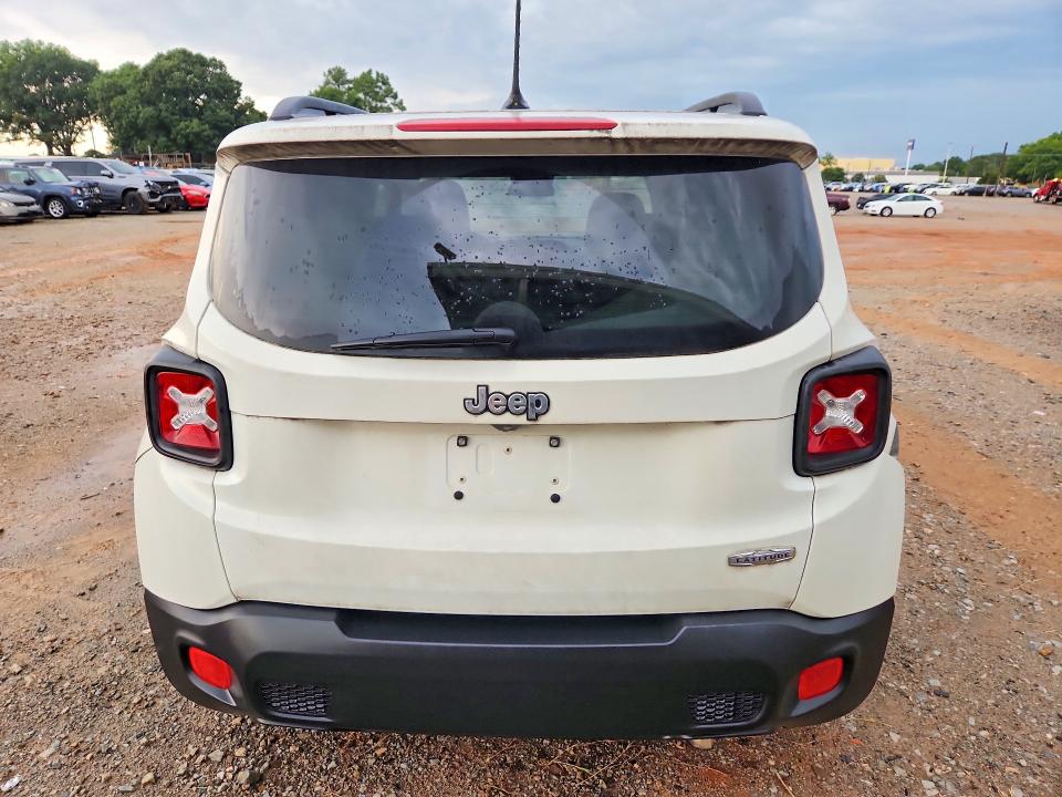 2016 Jeep Renegade VIN ZACCJABW6GPC61574 COPART salvage auction — FRONT END, AL - CERT OF TITLE-SALVAGE TITLE, sold $1,600 on 2026-07-29 (photo 6)
