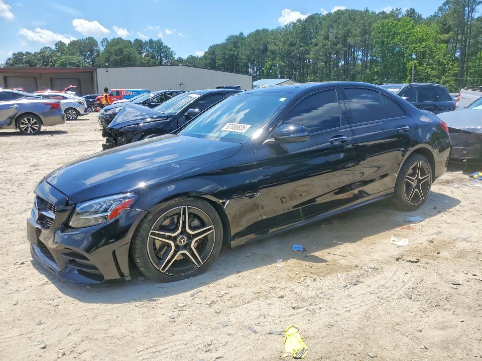 2021 Mercedes-benz C-klasse VIN W1KWF8EB1MR611289 COPART salvage auction — FRONT END, Md - Cert Of Salvage > 75% Damage, sold $1,850 on 2026-07-28 (photo 1)
