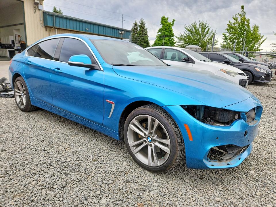 2018 BMW VIN WBA4J3C50JBG95769 COPART salvage auction — FRONT END, Or - Salvage Title Certificate, sold $4,750 on 2026-08-18 (photo 4)