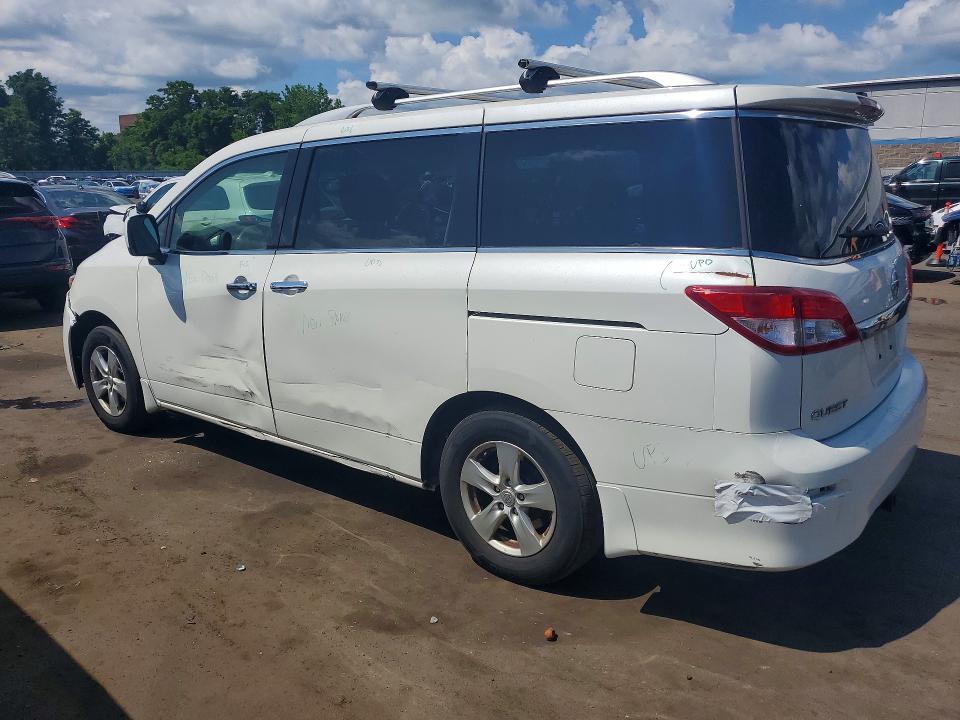 2015 Nissan Quest VIN JN8AE2KP6F9133351 COPART salvage auction — SIDE, Ct - Cert Of Title-Salvage, sold $575 on 2026-07-31 (photo 2)