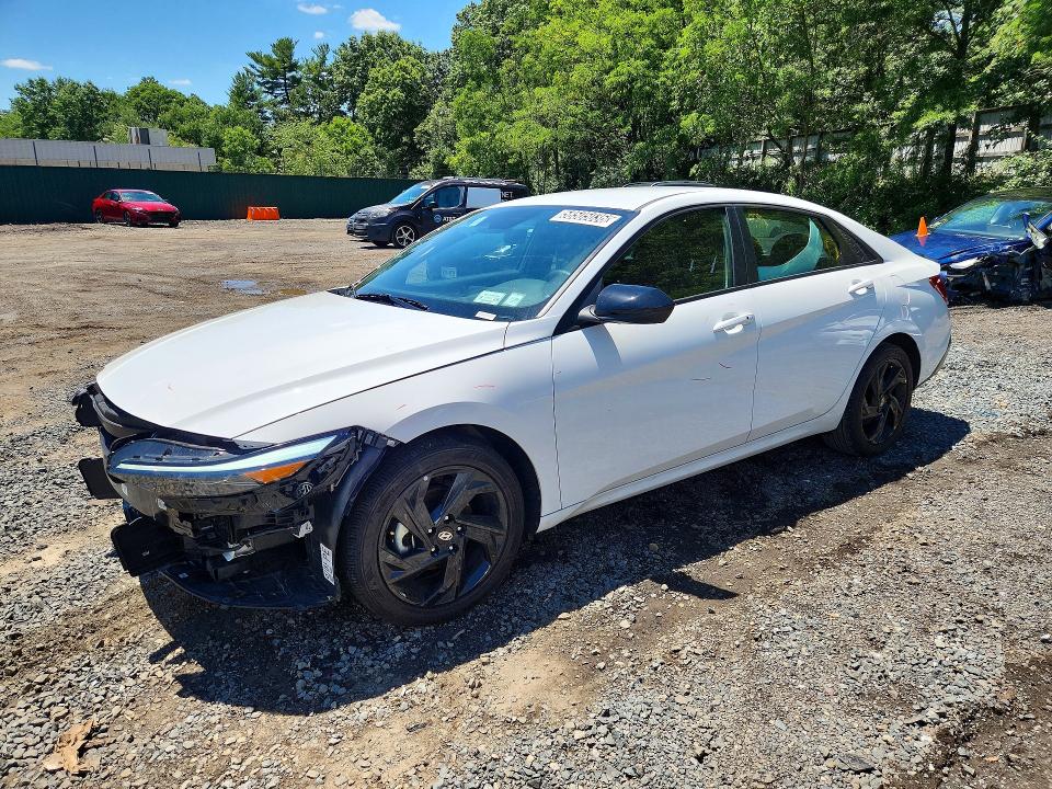 2026 Hyundai Elantra VIN KMHLM4DG4TU119226 COPART salvage auction — FRONT END, NY - CERTIFICATE OF TITLE, sold $10,300 on 2026-07-08 (photo 1)