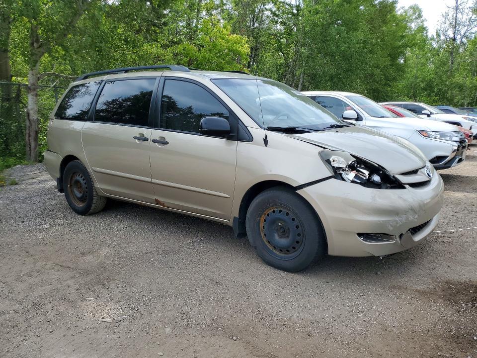 2007 Toyota Sienna VIN 5TDZK29C17S006648 COPART salvage auction — REAR END, ON - PERMIT SALVAGE, sold $1,450 on 2026-07-14 (photo 4)