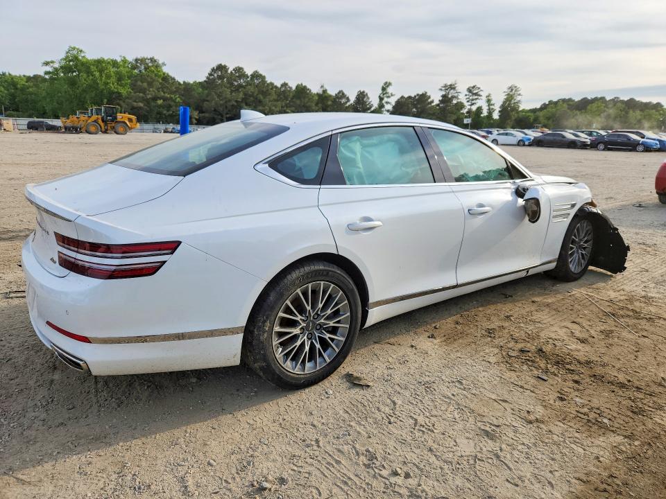 2023 Genesis G80 VIN KMTGB4SC5PU193841 COPART salvage auction — FRONT END, Id - Salvage Certificate Of Title, sold $8,900 on 2026-07-07 (photo 3)