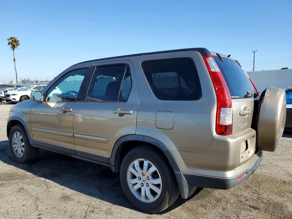 2005 Honda Cr-v VIN JHLRD78935C032036 COPART salvage auction — REAR END, CA - SALVAGE CERTIFICATE, sold $2,000 on 2026-07-24 (photo 2)