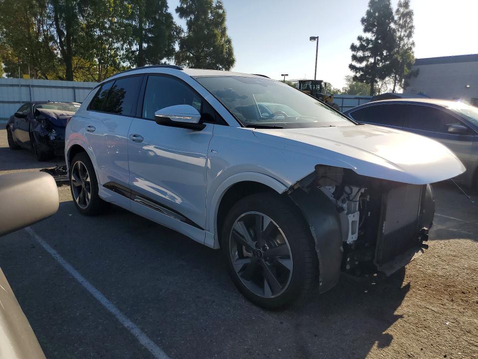 2023 Audi Q4 e-tron VIN WA1M2BFZ6PP005762 COPART salvage auction — FRONT END, CA - SALVAGE CERTIFICATE, sold $12,300 on 2026-07-30 (photo 4)