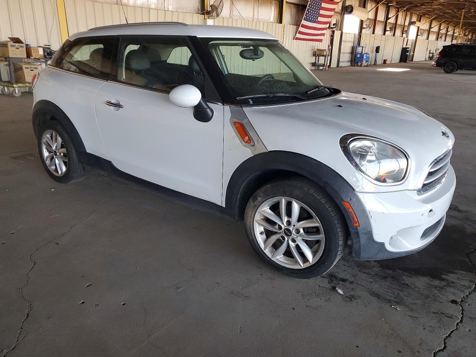 2013 Mini Cooper VIN WMWSS1C55DWN94214 COPART salvage auction — MINOR DENT/SCRATCHES, Az - Certificate Of Title, sold $950 on 2026-07-13 (photo 4)