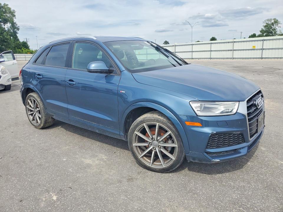 2018 Audi Q3 VIN WA1ECCFS3JR025411 COPART salvage auction — FRONT END, In - Certificate Of Title, sold $4,500 on 2026-07-09 (photo 4)