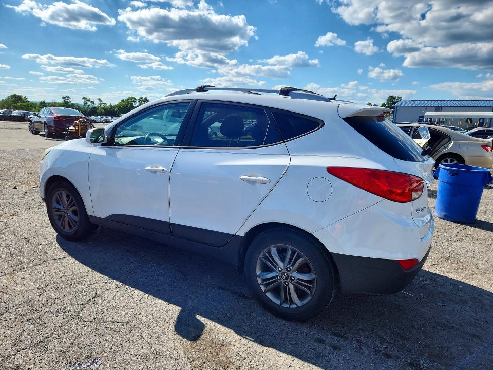 2014 Hyundai Tucson VIN KM8JUCAG9EU798273 COPART salvage auction — REAR END, Pa - Certificate Of Salvage, sold $1,500 on 2026-07-07 (photo 2)