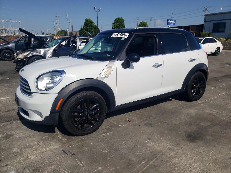 2013 Mini Cooper VIN WMWZB3C59DWM08586 COPART salvage auction — FRONT END, Ca - Salvage Certificate, sold $950 on 2026-07-06 (photo 1)