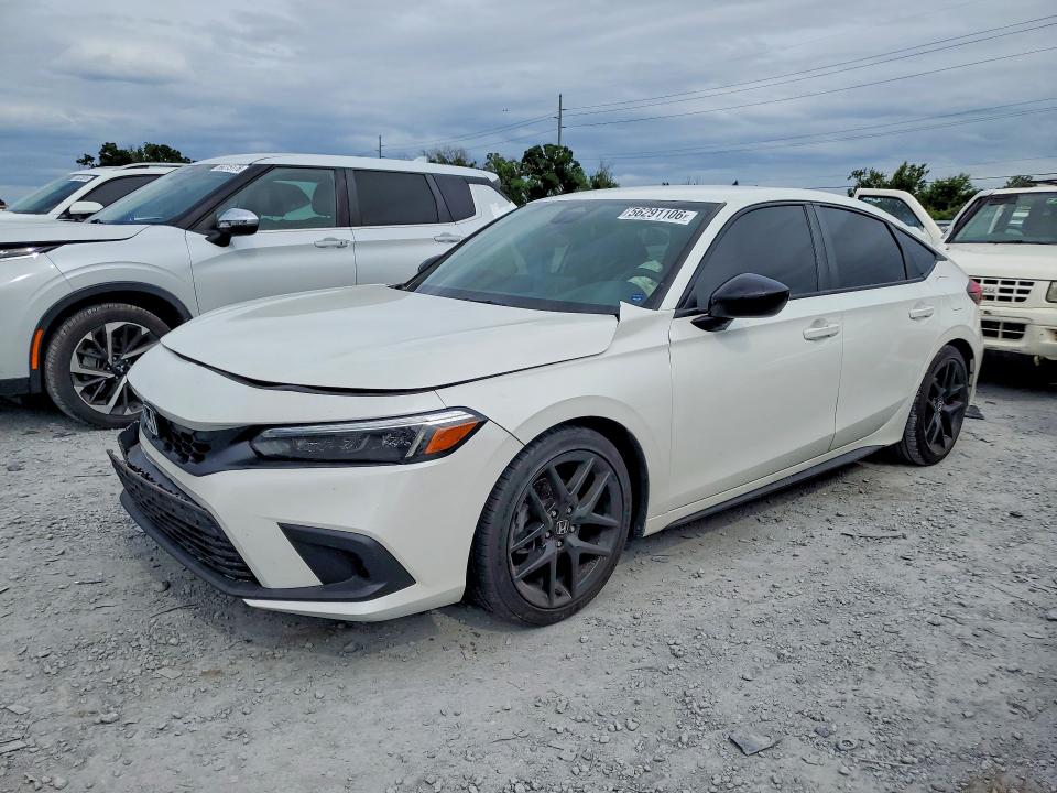 2024 Honda Civic VIN 19XFL2H86RE035007 COPART salvage auction — FRONT END, Fl - Cert Of Title Slvg Rebuildable, sold $7,000 on 2026-07-31 (photo 1)