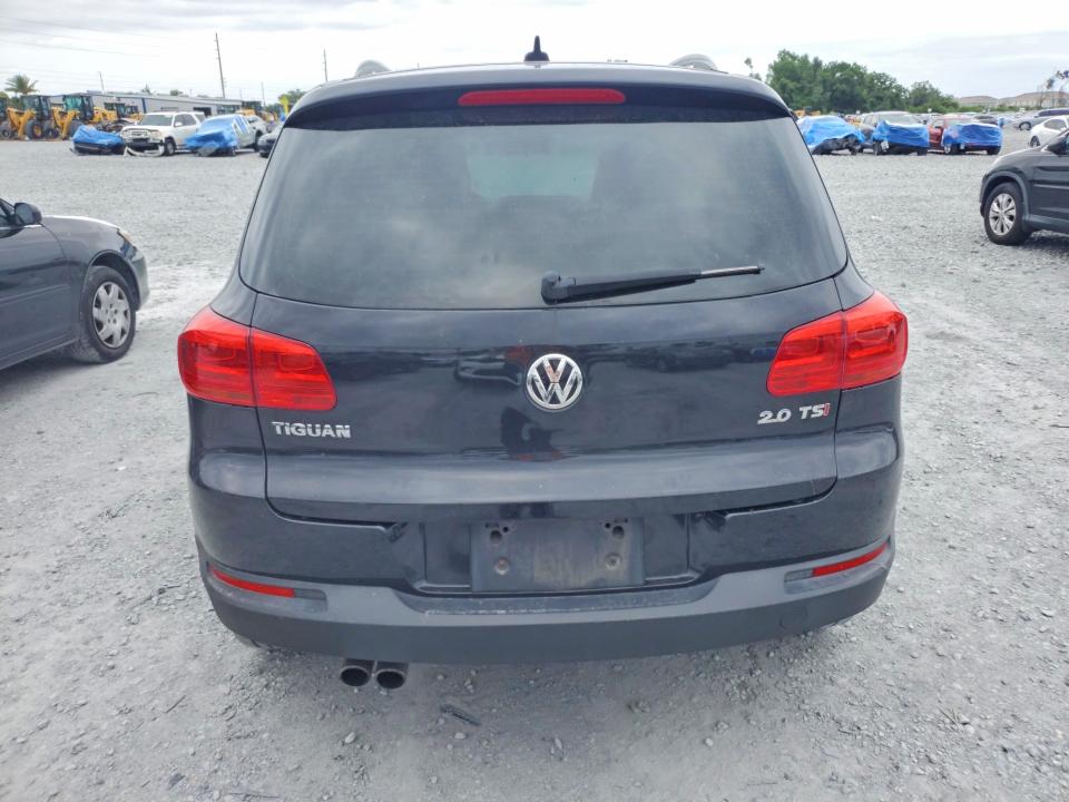 2013 Volkswagen Tiguan VIN WVGAV3AX3DW565909 COPART salvage auction — FRONT END, Fl - Certificate Of Destruction, sold $275 on 2026-07-24 (photo 6)