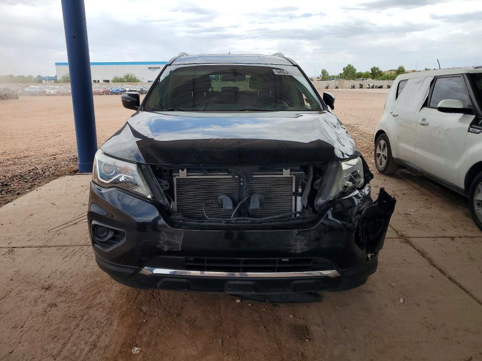 2017 Nissan Pathfinder VIN 5N1DR2MN5HC614556 COPART salvage auction — FRONT END, Az - Cert Of Title - Salvage, sold $2,700 on 2026-07-02 (photo 5)