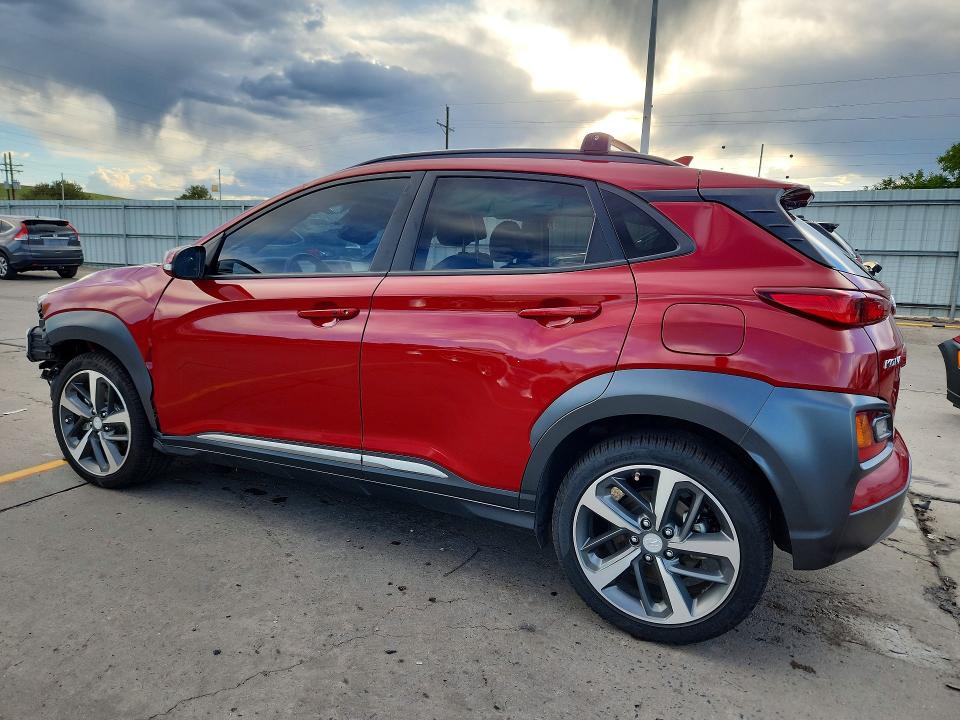 2021 Hyundai Kona VIN KM8K5CA59MU635931 COPART salvage auction — ROLLOVER, Co - Salvage Title, sold $2,050 on 2026-07-08 (photo 2)