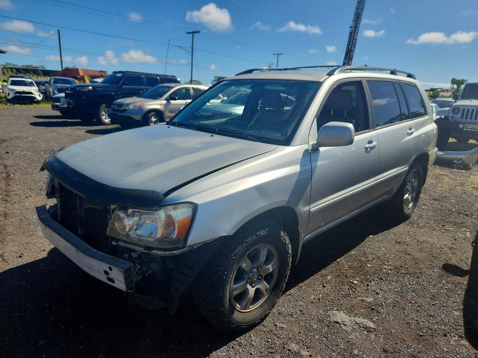 2006 Toyota Highlander VIN JTEGD21A060135540 COPART salvage auction — FRONT END, HI - CERTIFICATE OF SALVAGE, sold $2 on 2026-07-13 (photo 1)