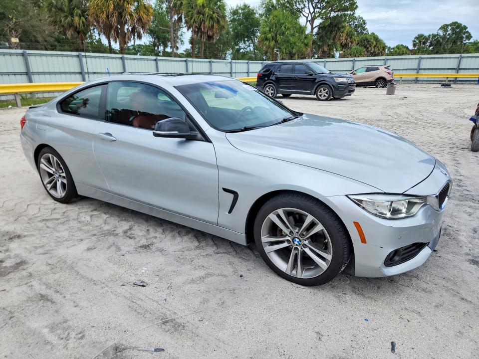 2015 BMW 4er VIN WBA3N3C59FK232615 COPART salvage auction — REAR END, Fl - Cert Of Title Slvg Rebuildable, sold $5,000 on 2026-08-05 (photo 4)