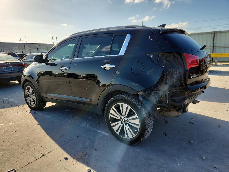 2014 Kia Sportage VIN KNDPC3AC2E7575117 COPART salvage auction — REAR END, Tx - Salvage Vehicle Title, sold $2,200 on 2026-07-17 (photo 2)
