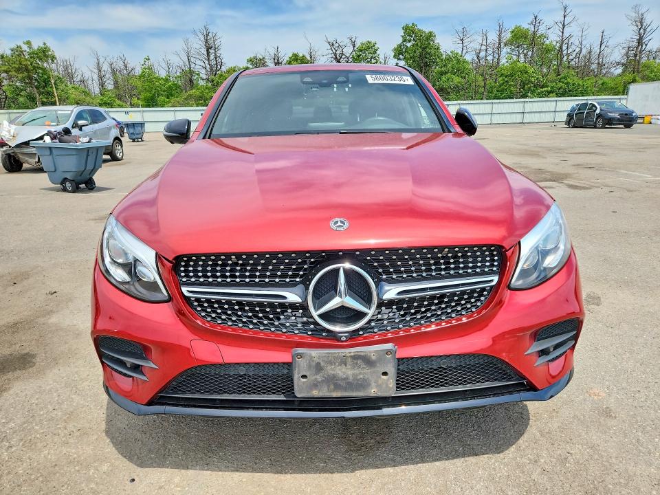 2018 Mercedes-benz Glc VIN WDC0J4KB2JF365100 COPART salvage auction — REAR END, Ny - Mv-907A Salvage Certificate, sold $12,500 on 2026-07-08 (photo 5)