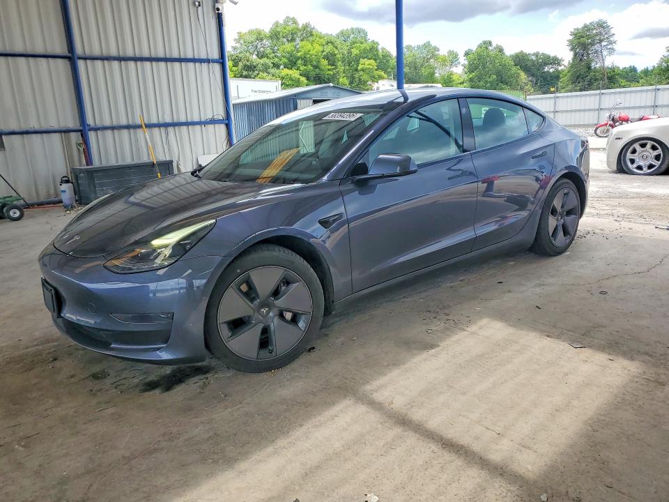 2021 Tesla Model 3 VIN 5YJ3E1EA9MF084817 COPART salvage auction — REAR END, Ga - Cert Of Title-Salvage, sold $7,400 on 2026-07-02 (photo 1)