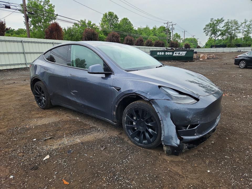 2023 Tesla VIN 7SAYGDEEXPF698951 COPART salvage auction — FRONT END, CT - CERT OF TITLE-SALVAGE, sold $3,450 on 2026-07-24 (photo 4)
