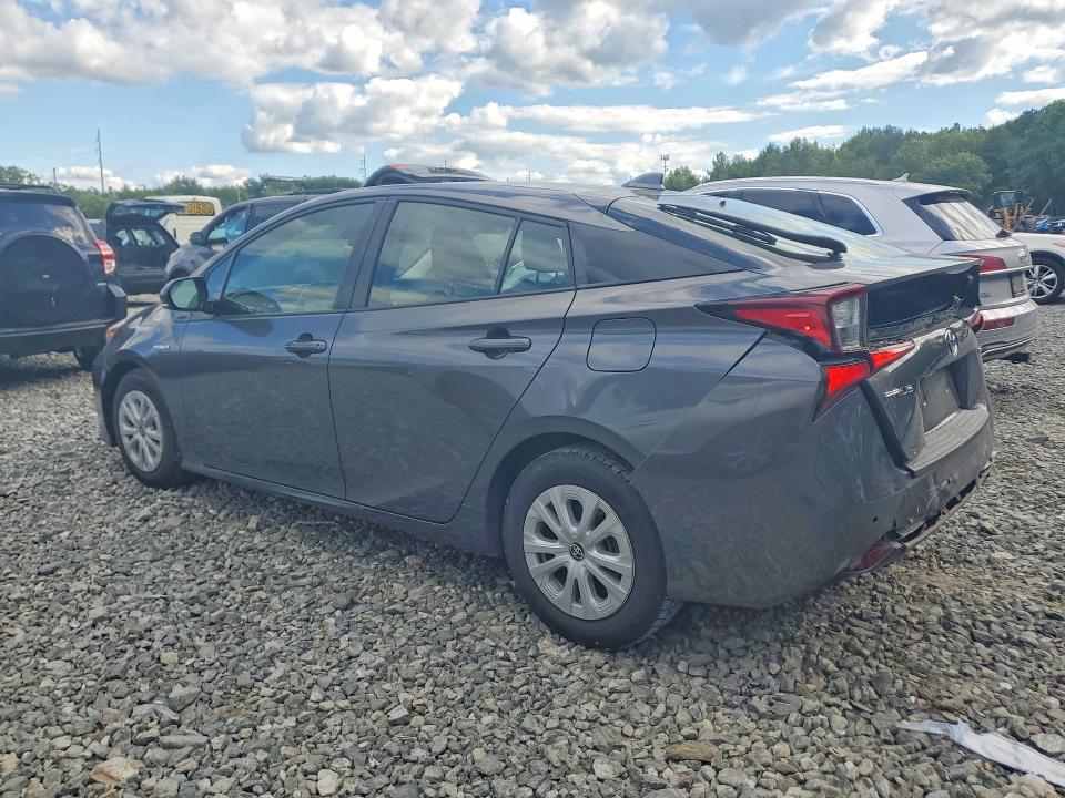 2019 Toyota Prius VIN JTDKARFU2K3077636 COPART salvage auction — REAR END, Ma - Cert Of Title-Salvage, sold $100 on 2026-07-23 (photo 2)