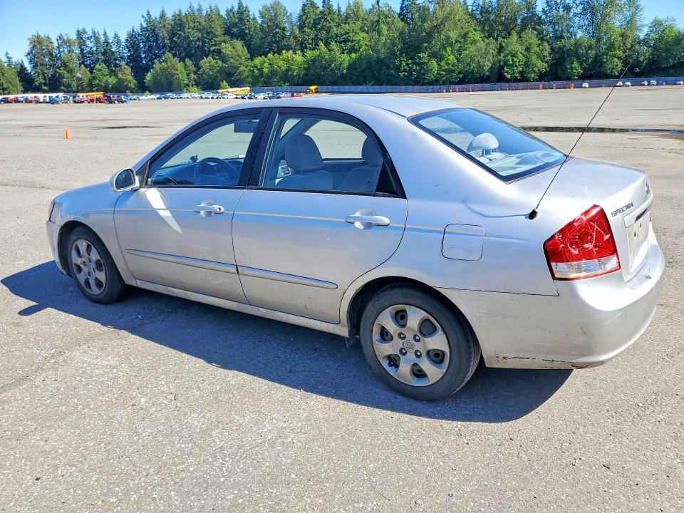2008 Kia Spectra VIN KNAFE121885522961 COPART salvage auction — REAR END, WA - BILL OF SALE, sold $250 on 2026-07-13 (photo 2)