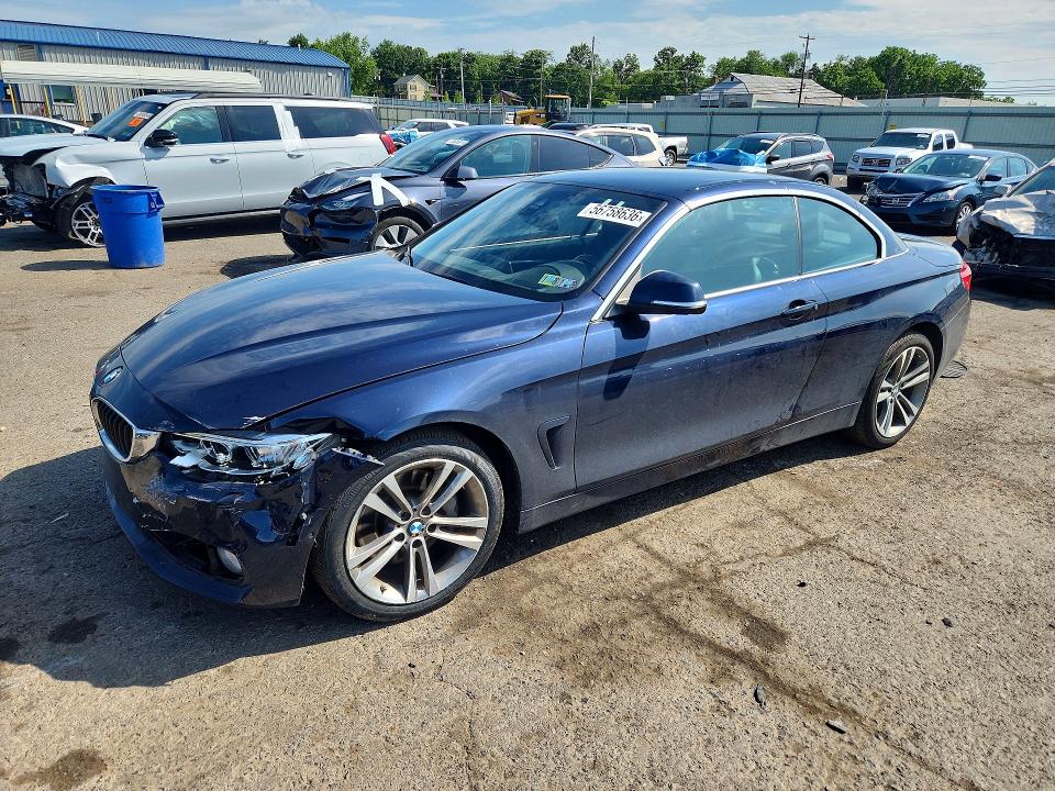 2017 BMW 4er VIN WBA4U1C54H5A15800 — COPART salvage auction photo